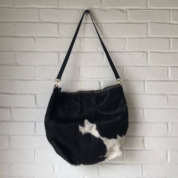 cowhide hobo bag
